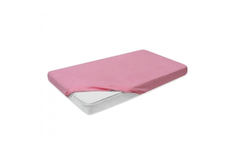Waterproof & breathable fitted sheet JERSEY, 70 Pink Waterproof & breathable fitted sheet JERSEY, 70 Pink