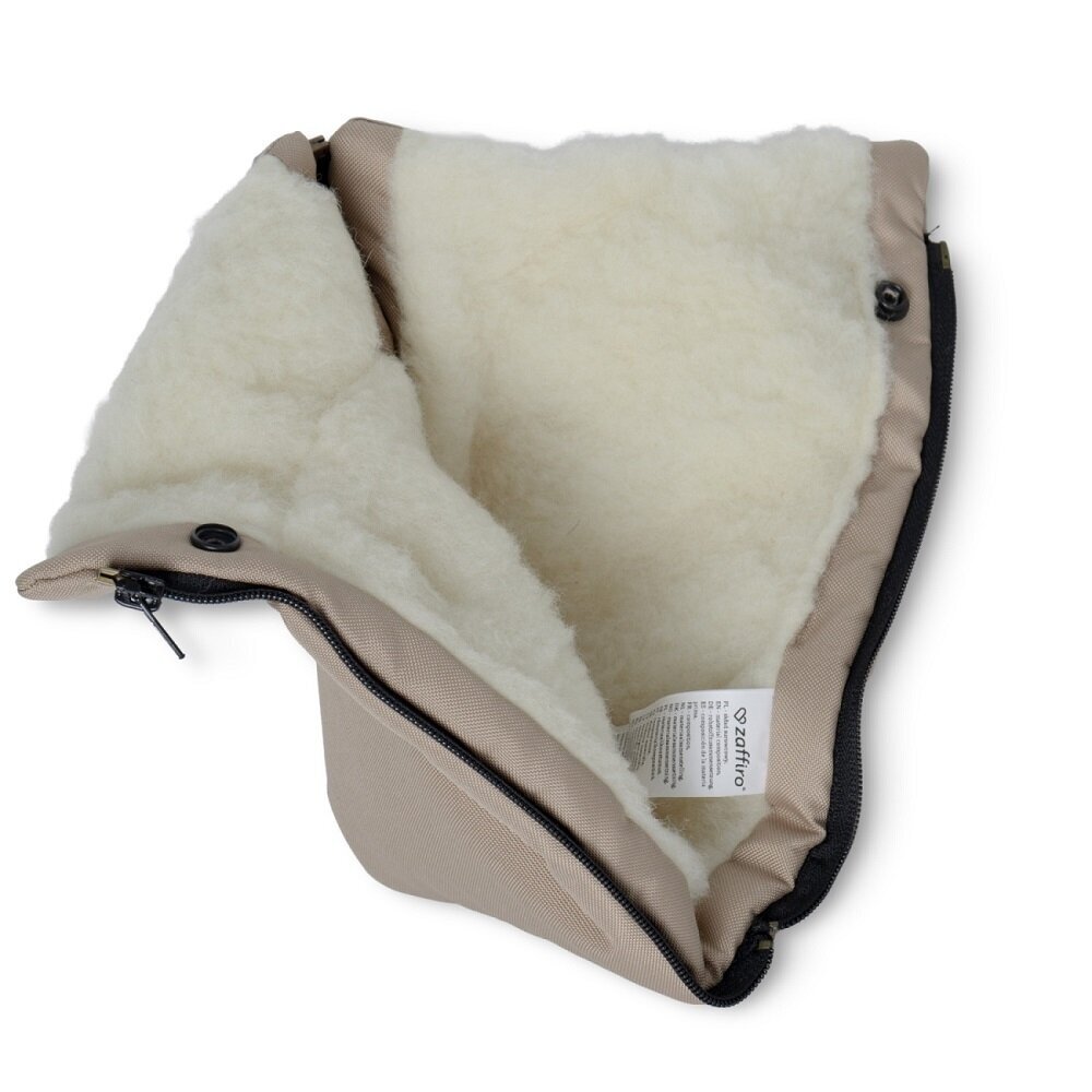 Pirštinės-mova vežimėliui ar rogėms Womar Zaffiro NORDICO Beige 2