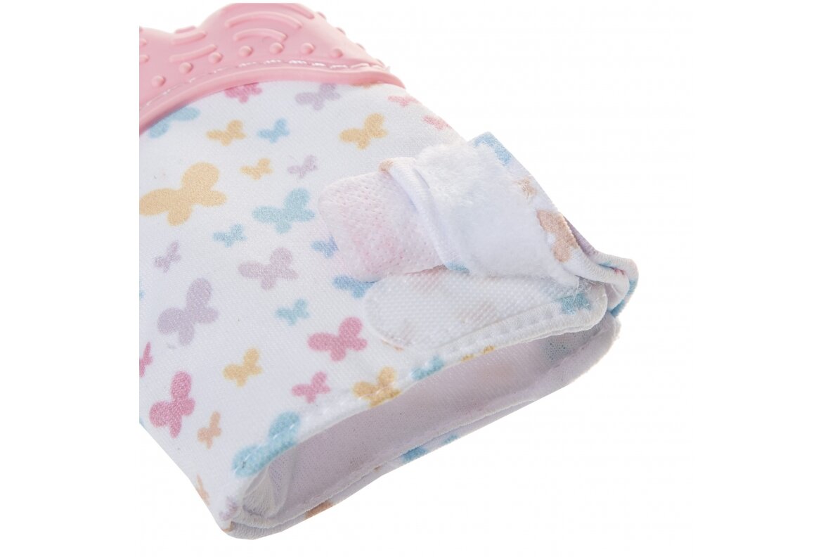Baby Glove Teether BabyJem 526 Pink 1 Baby Glove Teether BabyJem 526 Pink 1