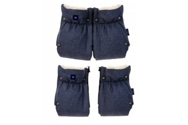 Gloves-Muff for Stroller Womar iGROW Navy Gloves-Muff for Stroller Womar iGROW Navy