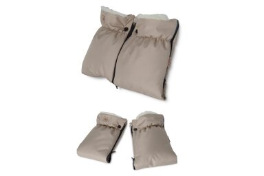 Gloves-Muff for Stroller Womar Zaffiro NORDICO Beige Gloves-Muff for Stroller Womar Zaffiro NORDICO Beige