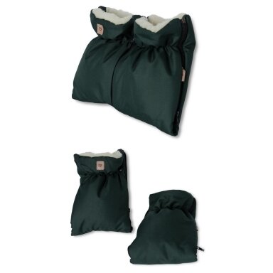 Муфта-перчатки на коляску Womar Zaffiro NORDICO Green Муфта-перчатки на коляску Womar Zaffiro NORDICO Green