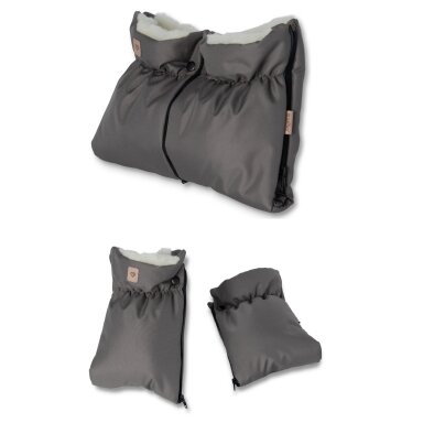 Gloves-Muff for Stroller Womar Zaffiro NORDICO Taupe Gloves-Muff for Stroller Womar Zaffiro NORDICO Taupe