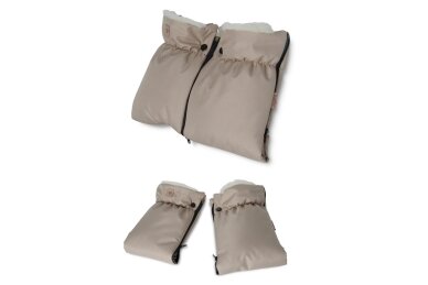 Gloves-Muff for Stroller Womar Zaffiro NORDICO Beige Gloves-Muff for Stroller Womar Zaffiro NORDICO Beige