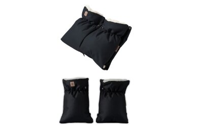 Gloves-Muff for Stroller Womar Zaffiro NORDICO Black Gloves-Muff for Stroller Womar Zaffiro NORDICO Black