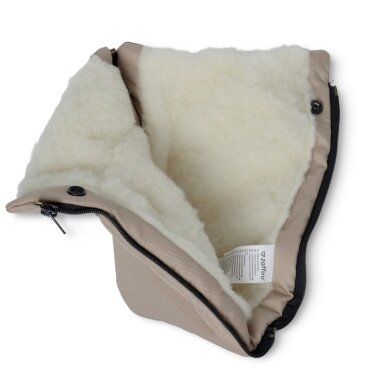Pirštinės-mova vežimėliui ar rogėms Womar Zaffiro NORDICO Beige 2