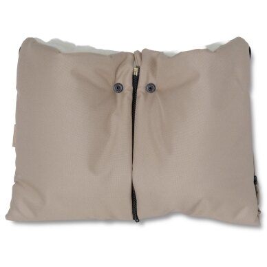 Pirštinės-mova vežimėliui ar rogėms Womar Zaffiro NORDICO Beige 1