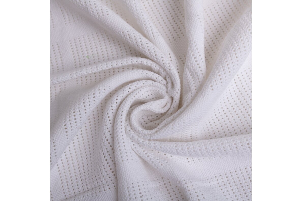 Cotton Blanket BabyMatex SISI, 75x100 cm White 2 Cotton Blanket BabyMatex SISI, 75x100 cm White 2