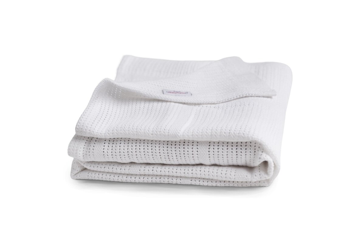 Cotton Blanket BabyMatex SISI, 75x100 cm White 1 Cotton Blanket BabyMatex SISI, 75x100 cm White 1