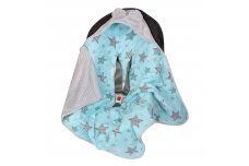 Sleeping bag-plaid DuetBaby 599 Turquoise