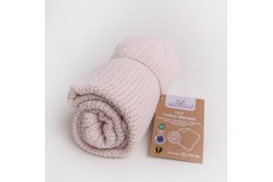 Cotton Blanket BabyMatex LILY, 75x100 cm Pink Cotton Blanket BabyMatex LILY, 75x100 cm Pink