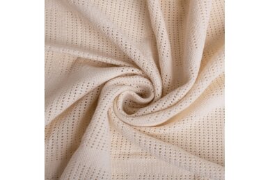 Cotton Blanket BabyMatex SISI, 75x100 cm Ecru 2
