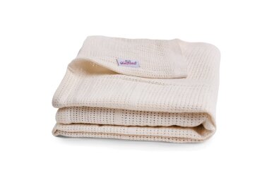 Cotton Blanket BabyMatex SISI, 75x100 cm Ecru 1 Cotton Blanket BabyMatex SISI, 75x100 cm Ecru 1