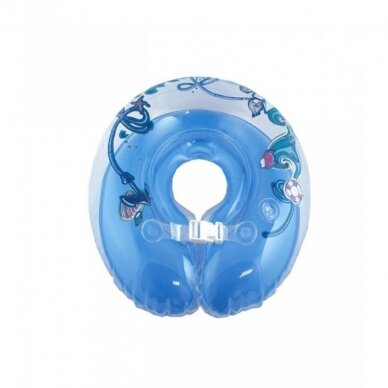 Plaukimo ratas kūdikiams ant kaklo SWIMMING RING 0-36 kg