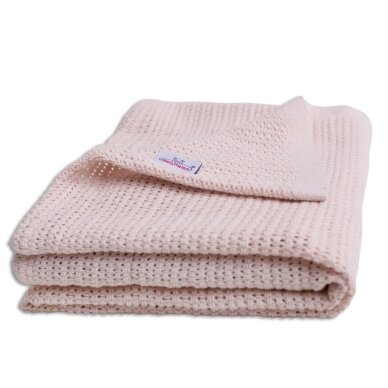 Pledas medvilninis BabyMatex LILY, 75x100 cm Pink 1