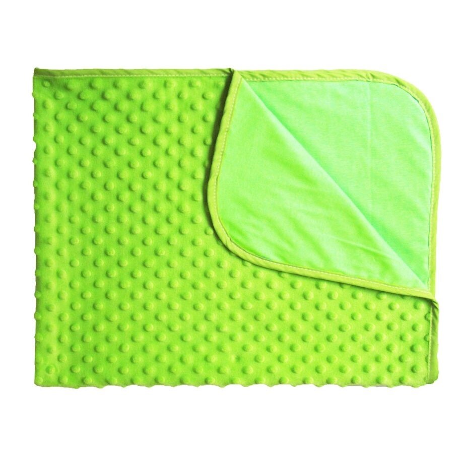 Двусторонний плед DuetBaby MINKY+CORAL 80x90 см,Green Двусторонний плед DuetBaby MINKY+CORAL 80x90 см,Green