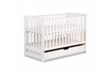 Baby cot Klupś IWO with driwer and removable side