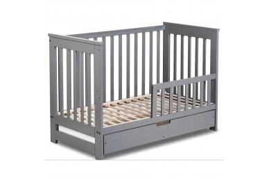 Baby cot Klupś IWO with driwer and removable side 7