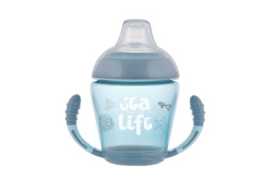 Non-spill Cup Soft Silicon Spout Canpol SEA LIFE 56/501 Grey