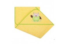 Towel for baby OWL Yellow