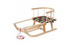 Kids Wooden Snow Sled IV-Maluch