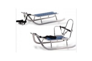 Children's metal sleds Adbor PICCOLINO Blue 2 Children's metal sleds Adbor PICCOLINO Blue 2