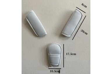 Seat belt pads Pads L. Beige-3