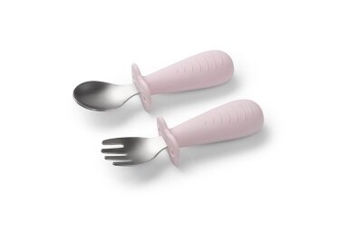 Stainless steel spoon and fork BabyOno 1665/02