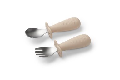 Stainless steel spoon and fork BabyOno 1665/03