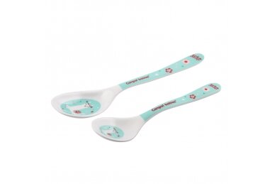 Melamine Spoons Set 2 pcs EXOTIC ANIMALS Canpol 4/530 Turquoise 1 Melamine Spoons Set 2 pcs EXOTIC ANIMALS Canpol 4/530 Turquoise 1
