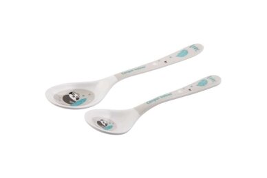 Melamine Spoons Set 2 pcs EXOTIC ANIMALS Canpol 4/530 Grey 1 Melamine Spoons Set 2 pcs EXOTIC ANIMALS Canpol 4/530 Grey 1