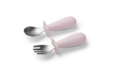 Stainless steel spoon and fork BabyOno 1665/02