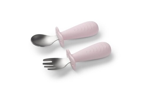 Stainless steel spoon and fork BabyOno 1665/02