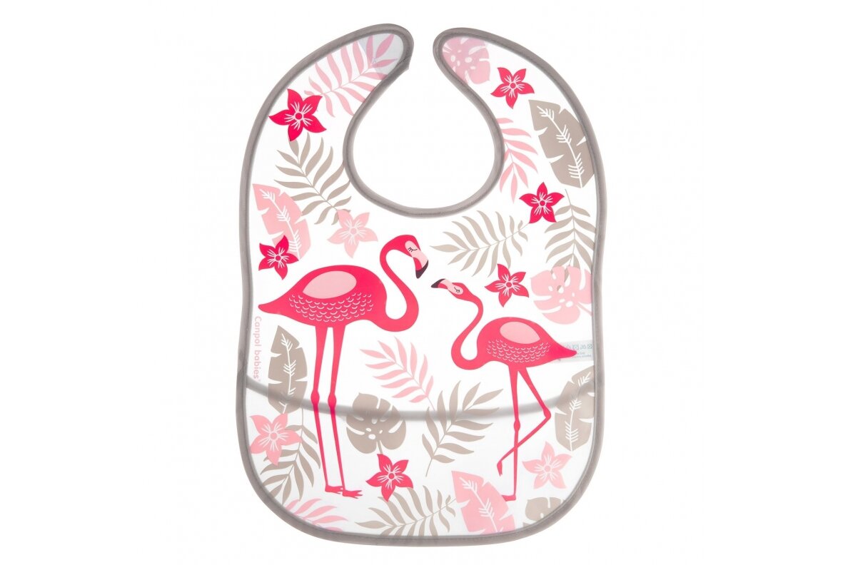 Washable Soft Bib Canpol 9/238 Coral Washable Soft Bib Canpol 9/238 Coral