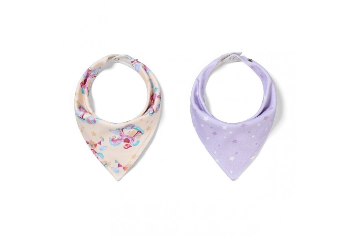 Bandana bib BabyOno HORSES 2 pcs, 879/15 1 Bandana bib BabyOno HORSES 2 pcs, 879/15 1