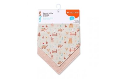Bandana bib BabyOno FARMER 2 vnt, 879/09