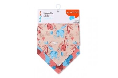 Bandana bib BabyOno JUNGLE 879/14, 2 pcs