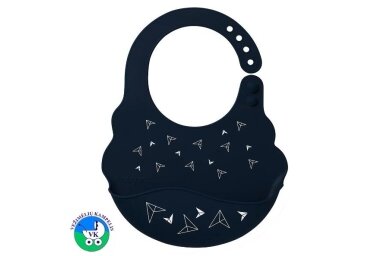Silicone Bib with Pocket BabyOno 829/07 Silicone Bib with Pocket BabyOno 829/07