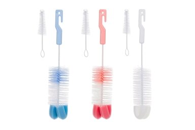 Brush for Bottles and Teats with Sponges Canpol 2/410