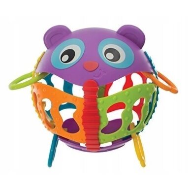 Sensorinis barškutis Kamuoliukas PlayGro ROLY POLY Sensorinis barškutis Kamuoliukas PlayGro ROLY POLY