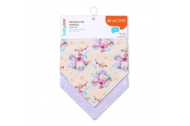 Bandana bib BabyOno HORSES 2 pcs, 879/15 Bandana bib BabyOno HORSES 2 pcs, 879/15