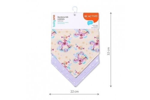 Bandana bib BabyOno HORSES 2 pcs, 879/15 2