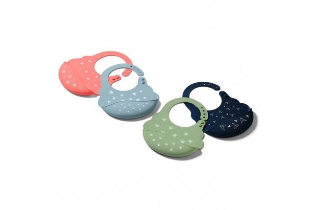 Silicone Bib with Pocket BabyOno 829/07 4 Silicone Bib with Pocket BabyOno 829/07 4