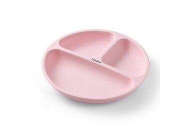 Silicone suction plate with lid BabyOno 1482/02 Silicone suction plate with lid BabyOno 1482/02
