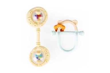 Silicone Teether with Rattle Set GiliGums STARTER