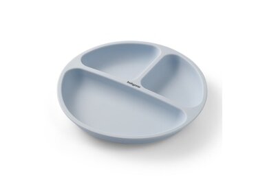 Silicone suction plate with lid BabyOno 1482/01 Silicone suction plate with lid BabyOno 1482/01