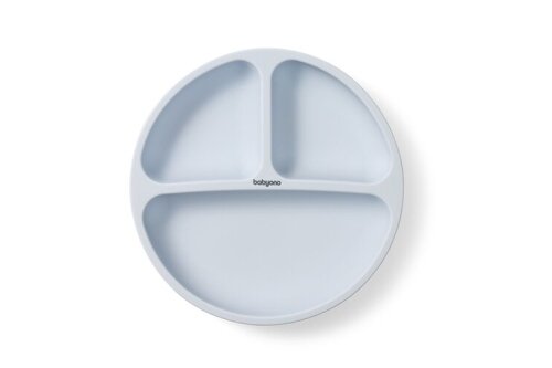 Silicone suction plate with lid BabyOno 1482/01 1 Silicone suction plate with lid BabyOno 1482/01 1