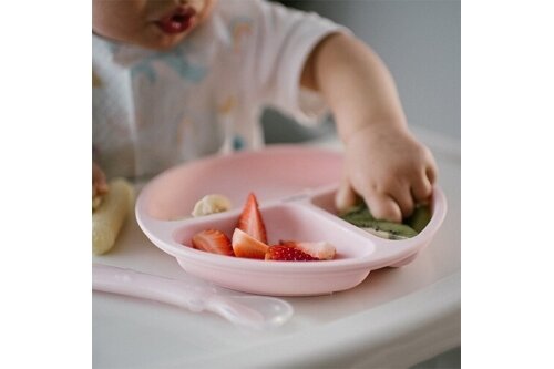 Silicone suction plate with lid BabyOno 1482/02 6 Silicone suction plate with lid BabyOno 1482/02 6