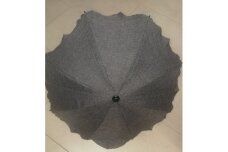 Sun umbrella for stroller Grey Linen