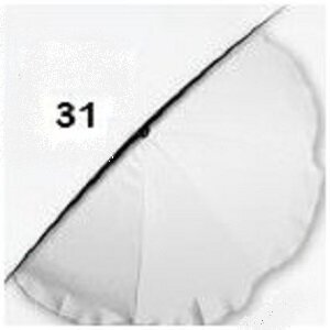 Skėtukas nuo saulės prie vežimėlio White-31 Skėtukas nuo saulės prie vežimėlio White-31